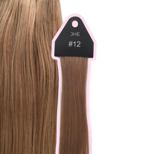 22”Inches|#12| Invisiweft Hair Extensions