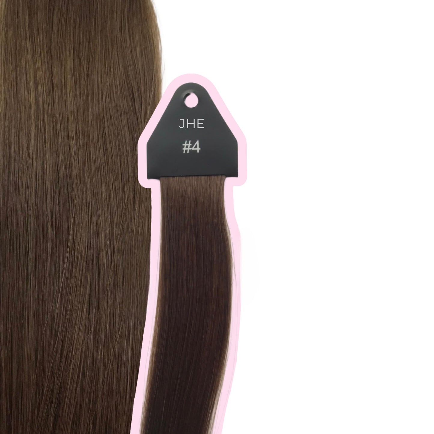 22”Inches|#4| Invisiweft Hair Extensions